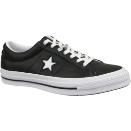 Converse One Star Ox 163385C scarpe nere nero