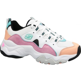 Scarpe Skechers D'Lites 3.0 Zenway W 12955-WPKB bianca multicolore