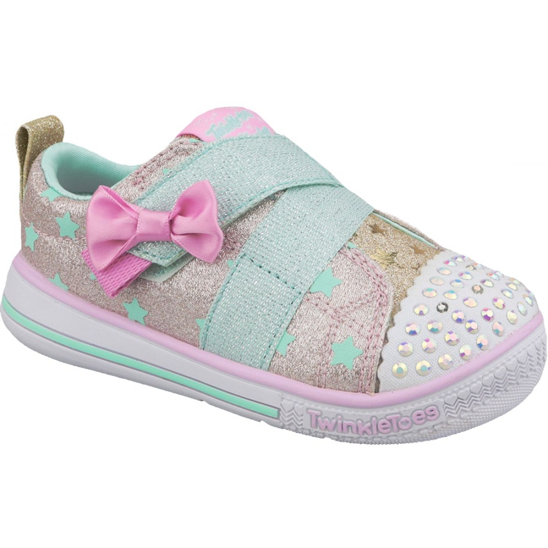 Scarpa Skechers Twinkle Play Jr 20138N-GDMT multicolore giallo