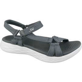 Skechers On The Go 600 15316-CHAR sandali grigi grigio