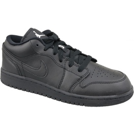 Nike Jordan Air 1 Low Bg M 553560-006 nero scarpe