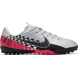 Scarpa da calcio Nike Mercurial Vapor 13 Academy Neymar Tf Jr AT8144-006 grigio bianco