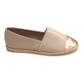 Espadrillas di lino 761-1 Scarpe da ginnastica cachi multicolore verde