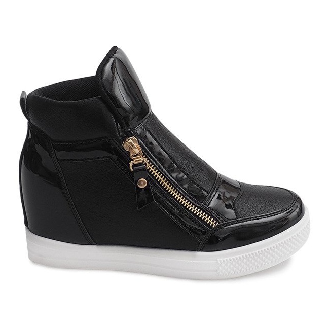 Sneakers con zeppa VT-69 Nere nero