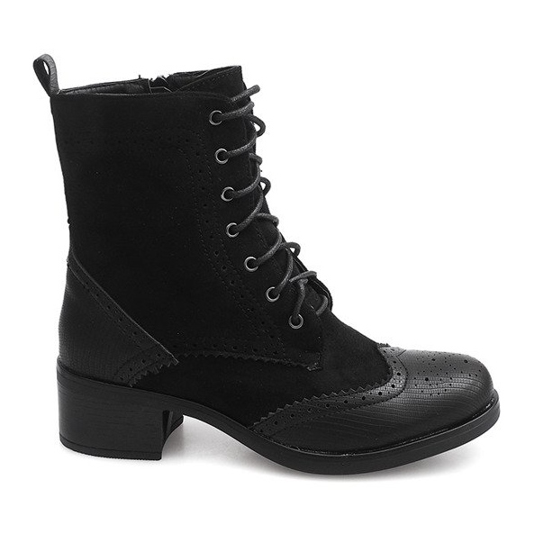 Stivali stringati Scarpe Jazz ZH76 Nero