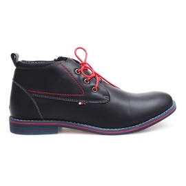 Stivali Alti Caldi Legati 86105 Blu Navy