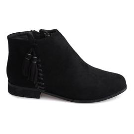 Stivaletti Scamosciati Boho 99-8 Nero