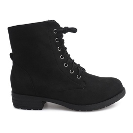 Stivaletti in pelle scamosciata Jodhpur B768 NERO