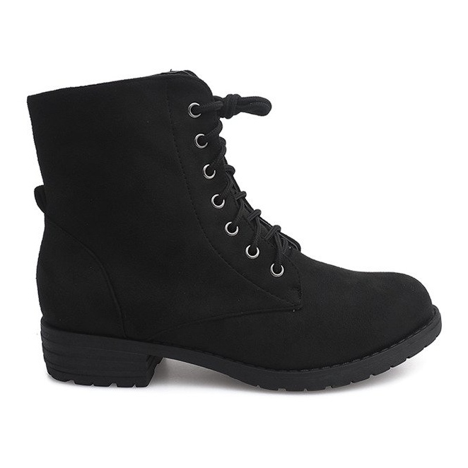 Stivaletti in pelle scamosciata Jodhpur B768 NERO