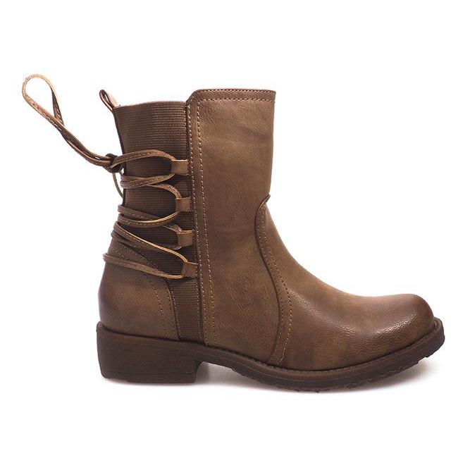 Stivali Alti 55435 Cachi multicolore verde