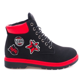 Stivali in legno coibentato SJ1679-1 Nero