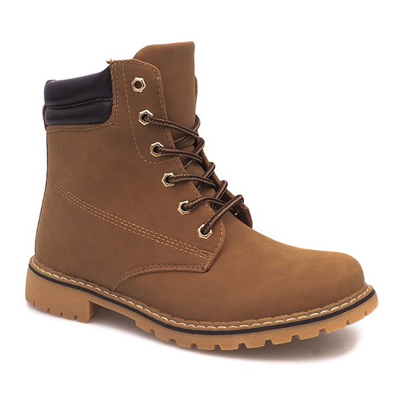 Stivali in legno R-8 Camel marrone