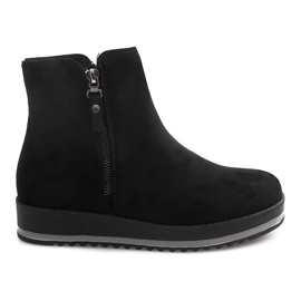 Stivaletti caldi Stivali Jodhpur K-103 Nero