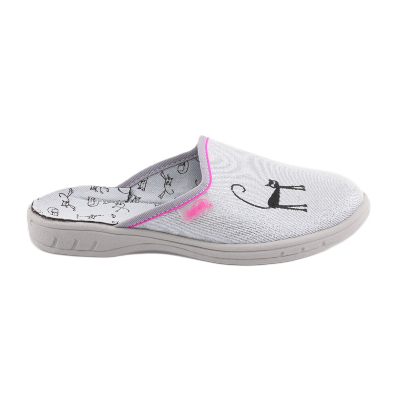 Pantofole Befado scarpe per bambini 707Y398 grigio