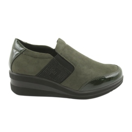 Scarpe con zeppa Sergio Leone 225 oliva nero verde
