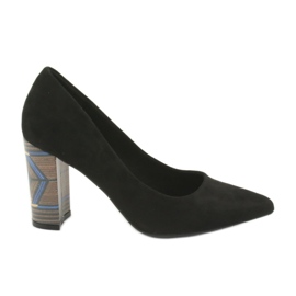 Décolleté in camoscio Filippo 1103 nere nero