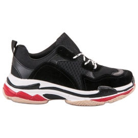 SHELOVET Scarpe sportive casual nero multicolore