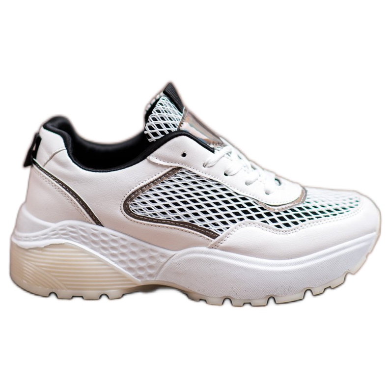SHELOVET Scarpe sportive comode bianca