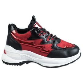SHELOVET Scarpe sportive rosso multicolore