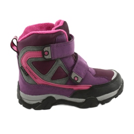 Stivali MtTrek Velcro con membrana 18-501-011 viola rosa grigio