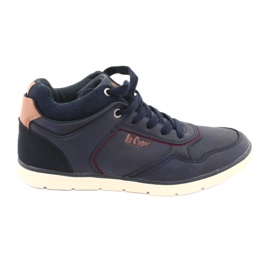 Scarpe da uomo Lee Cooper 19-29-032B blu navy marrone