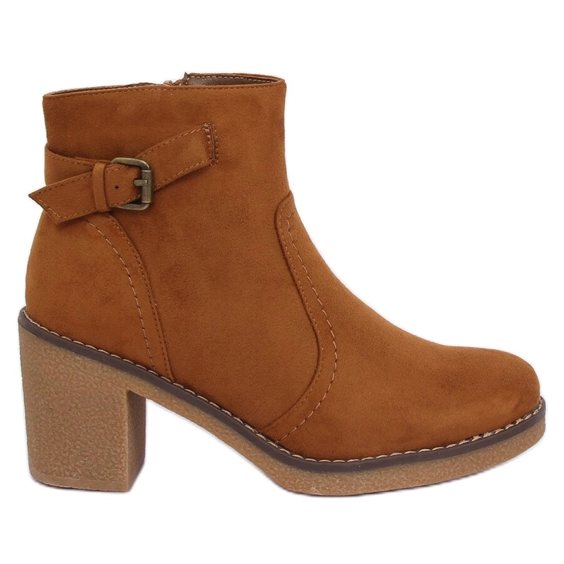 Stivaletti cammello 8B855 Cammello marrone