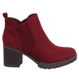 Stivali Jodhpur bordeaux 8B879 vino rosso
