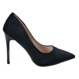 Cm Paris Tacchi in pelle scamosciata nero