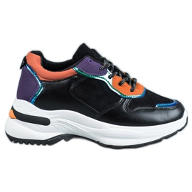SHELOVET Scarpe da ginnastica casual nero