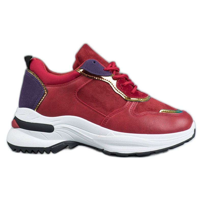 SHELOVET Scarpe da ginnastica casual rosso