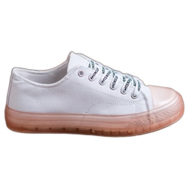 SHELOVET Sneakers basse da donna bianco