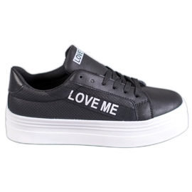SHELOVET Scarpe nere sulla piattaforma nero