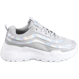 SHELOVET Scarpe sportive grigio chiaro