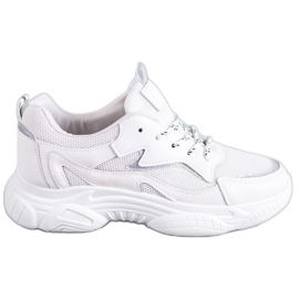 SHELOVET Scarpe sportive classiche bianco
