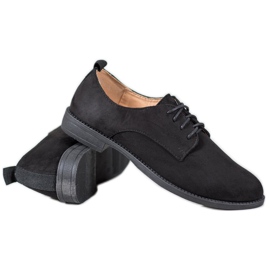 SHELOVET Scarpe scamosciate nero
