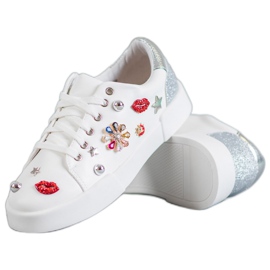 Bestelle Scarpe sportive con toppe bianco