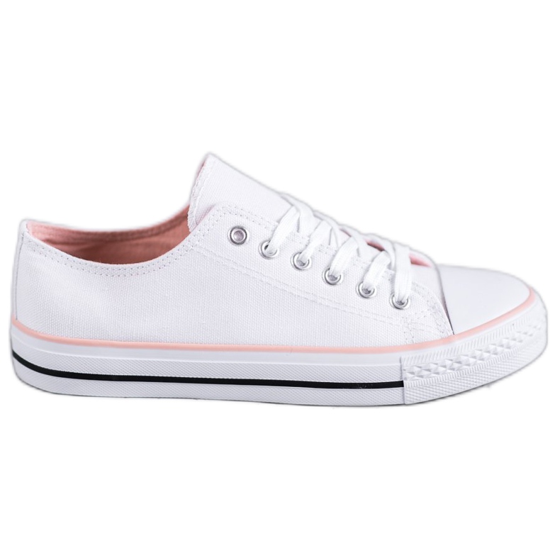 SHELOVET Scarpe da ginnastica bianche bianca