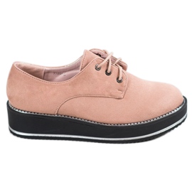 Forever Folie Scarpe sulla piattaforma rosa