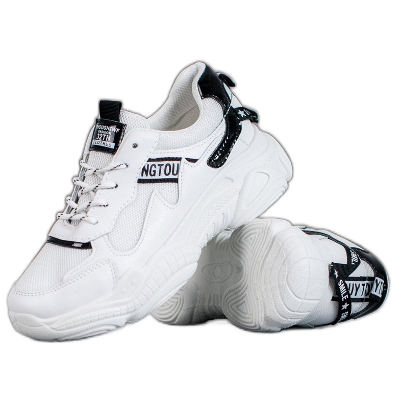 SHELOVET Scarpe sportive comode bianca