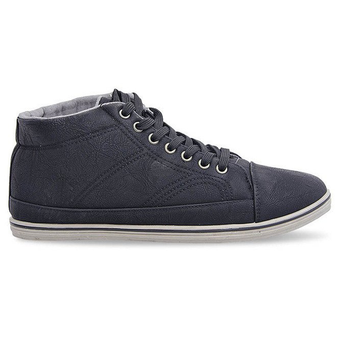 Sneakers alte alla moda 1173 nere nero