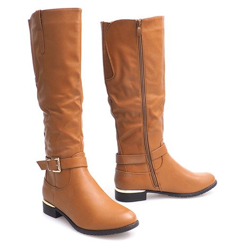 Stivali caldi 14023 Camel marrone