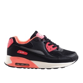 Scarpe sportive nere B306A-41 nero rosa multicolore