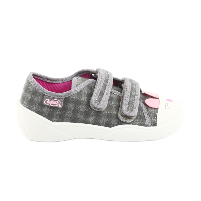 Scarpe per bambini Befado 907P108 rosa grigio