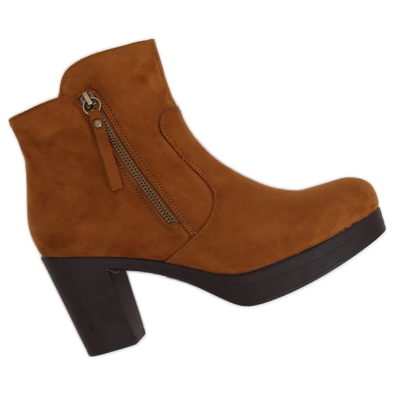 Camel 8B882 Stivali con tacco alto cammello marrone