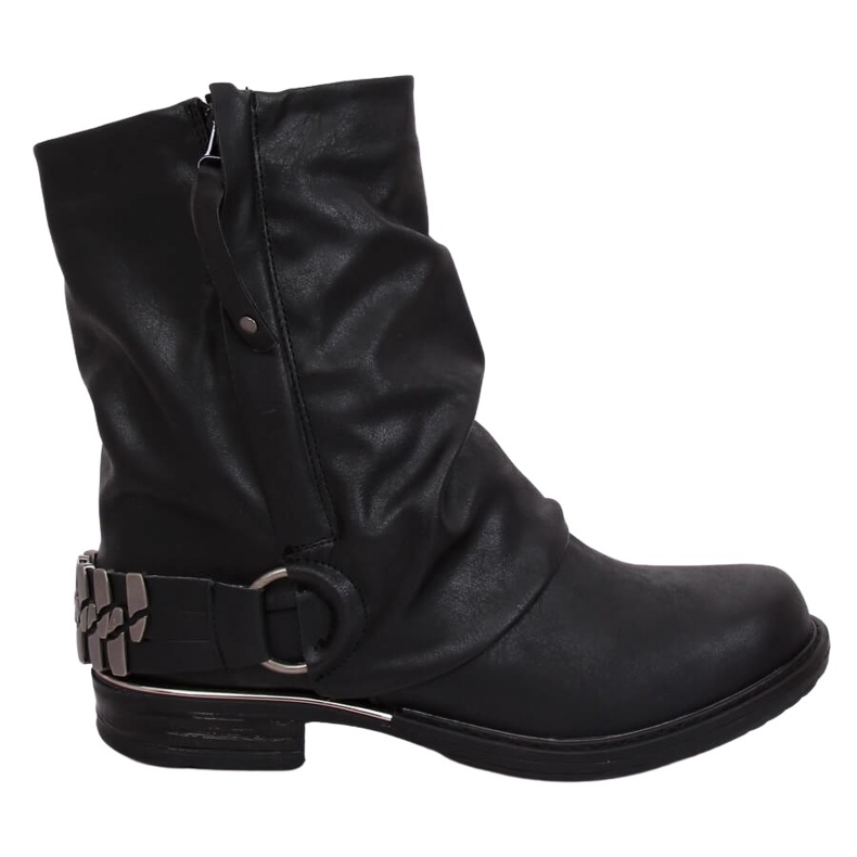 Stivali militari neri LL-166P Black nero