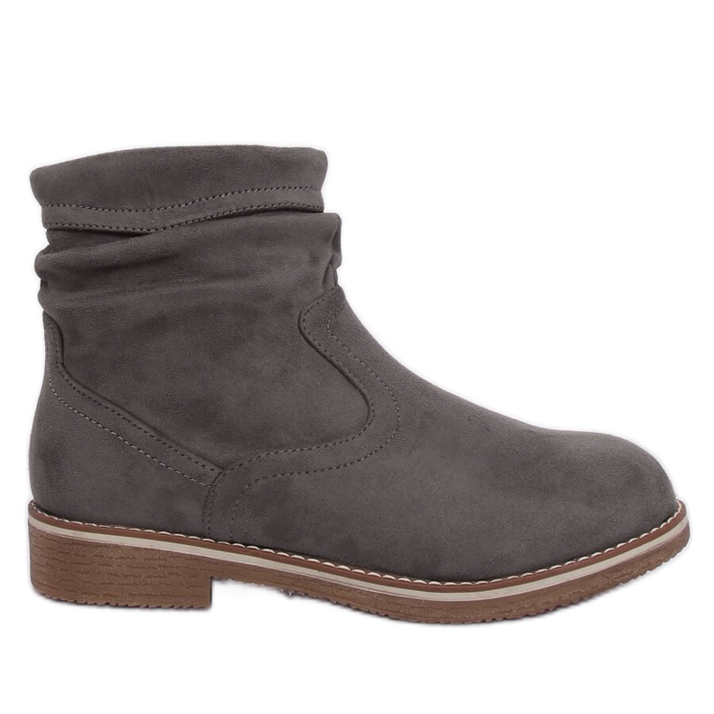 Grigio Stivali grigi da donna W862 Grey