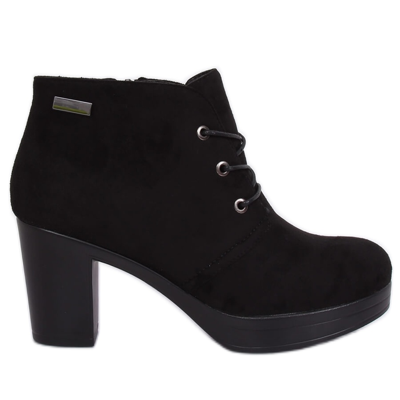 Scarpe nere con tacco alto 8B883 Nero