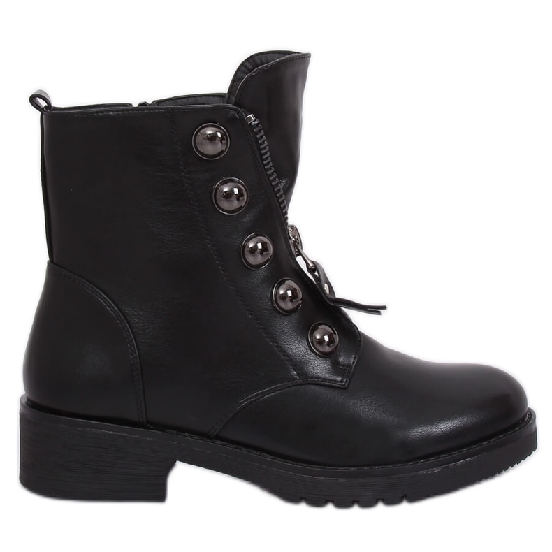 Stivali militari neri LJ002 Black nero