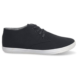 Sneakers alte alla moda 3232 nere nero