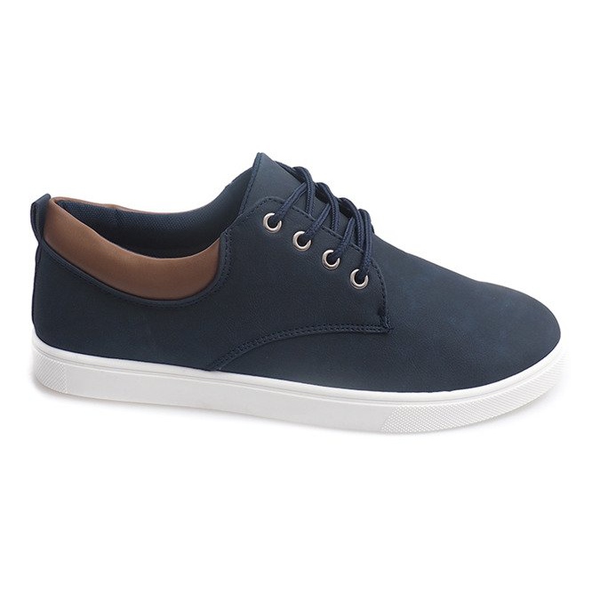 Sneakers casual da uomo 655 blu navy